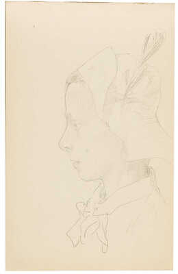 Радлов Николай Эрнестович.  Альбом с рисунками (26 листов с 30 набросками)